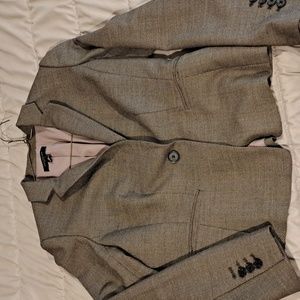 ANN TAYLOR Blazer Women's  Size 6p petite Brown pattern